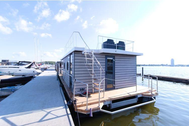 מלון Hausboot Fjord Aries Mit Dachterrasse In שלזוויג מראה חיצוני תמונה